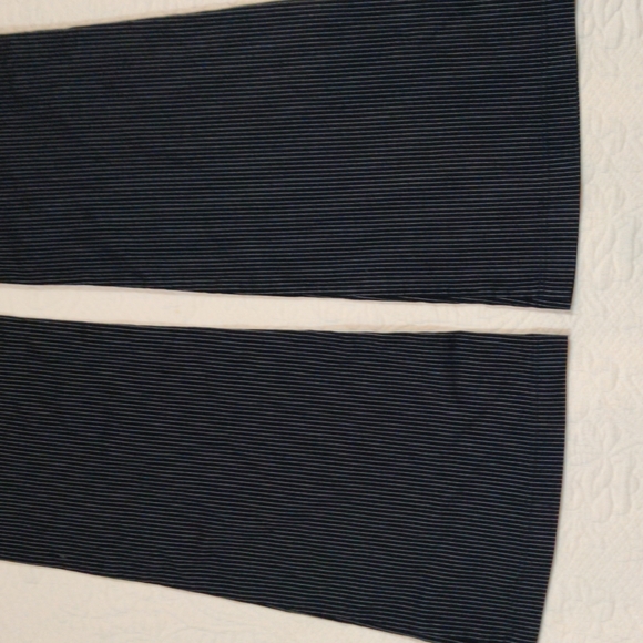 Ponny Tail Striped Bell Bottom Pants - Picture 7 of 12